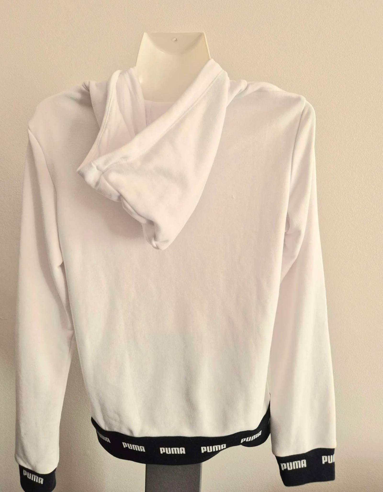 Witte Hoodie Sweatshirt met Capuchon – photo 4